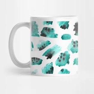 watercolor polka dots seamless pattern Mug